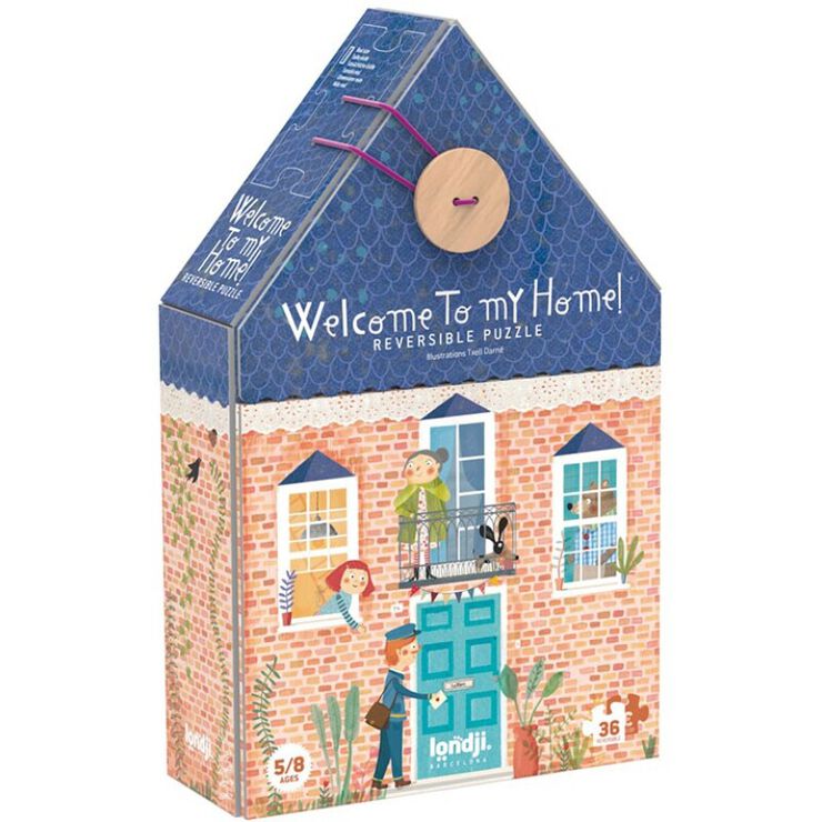 Puzles 26 peces Welcome To My Home reversible Puzles 26 peces Welcome To My Home reversible
