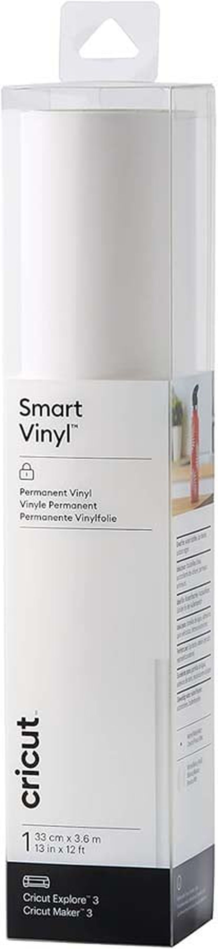 Vinil Smart permanent 33cmx3,6m blanc