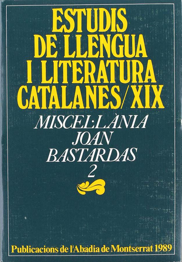 Miscel&middot;l&agrave;nia Joan Bastardas, 2