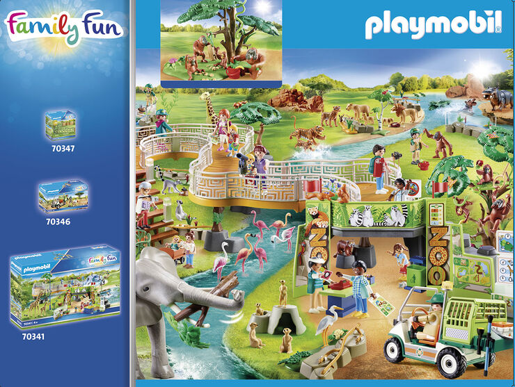 Playmobil Family Fun Orangutanes con Árbol (70345)