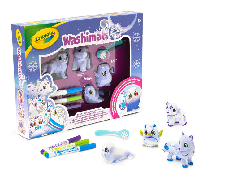 Washimals Polar Set 4 Mascotas Ártico