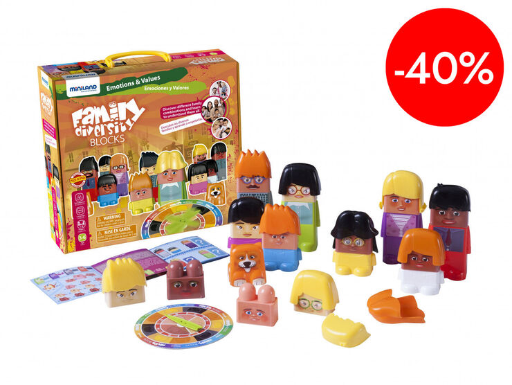 Juego Family diversity blocks