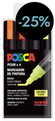 Retoladors Posca PC-5M 1,8-2,5mm fluorescent 4 colors