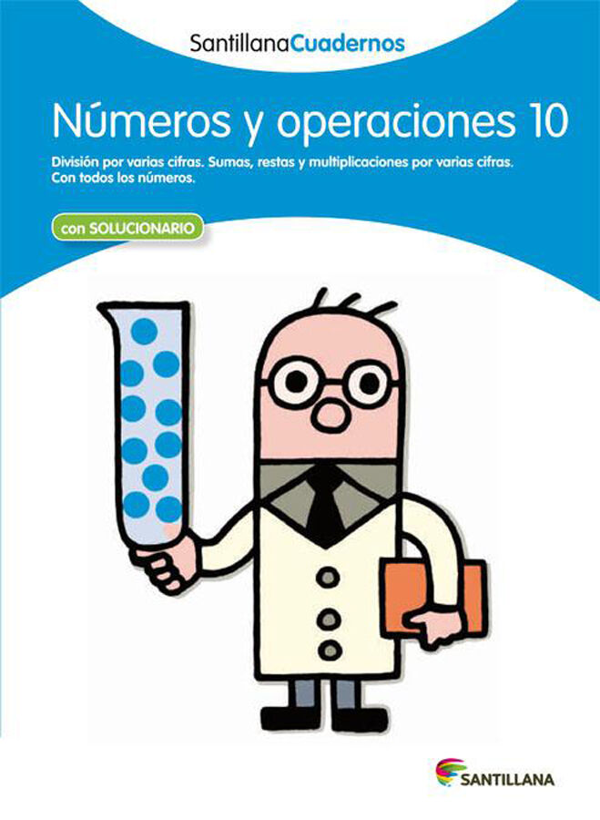 N&uacute;meros y Operaciones 10 Primaria Santillana