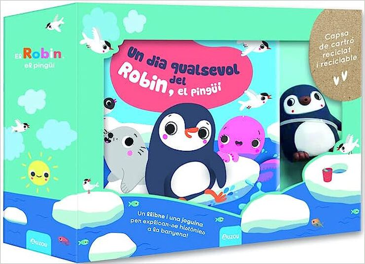 Llibre bany. Un dia qualsevol del Robin, el pingüí. Ecològic