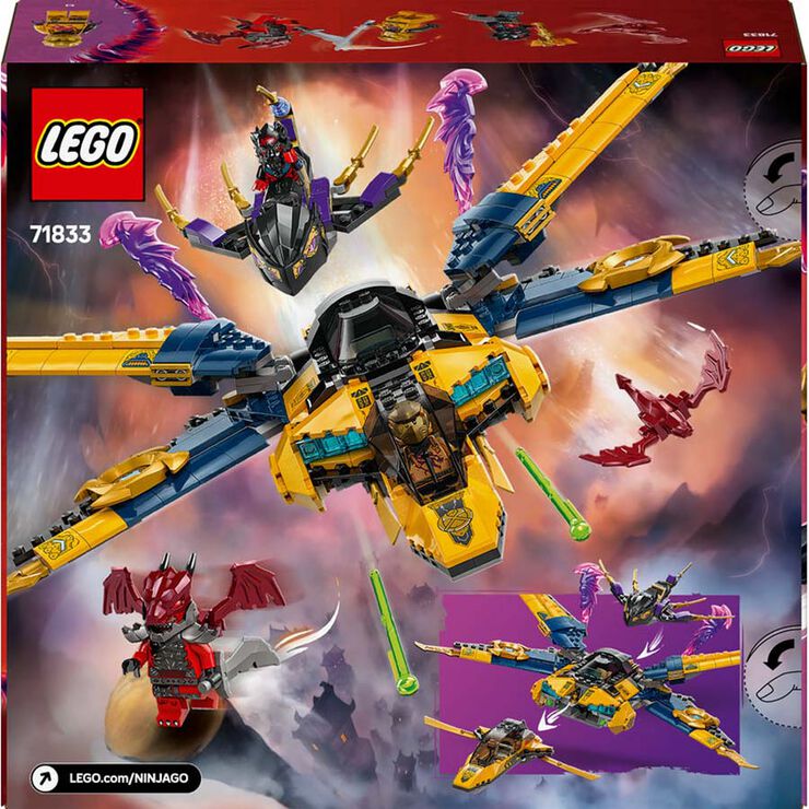LEGO® Ninjago Super Jet de la Tempesta de Ras i Arin 71833