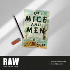 Libreta A5 Raw Stationery Primera Edición Of Mice And Men