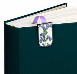 Punto de Libro met&aacute;lico + Cinta Salbei