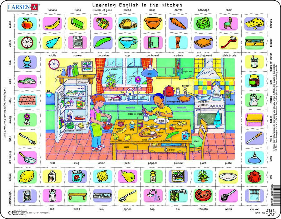 PUZLE ANGL&Egrave;S: CUINA