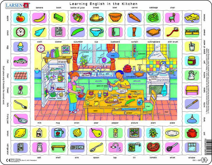 PUZLE ANGL&Egrave;S: CUINA