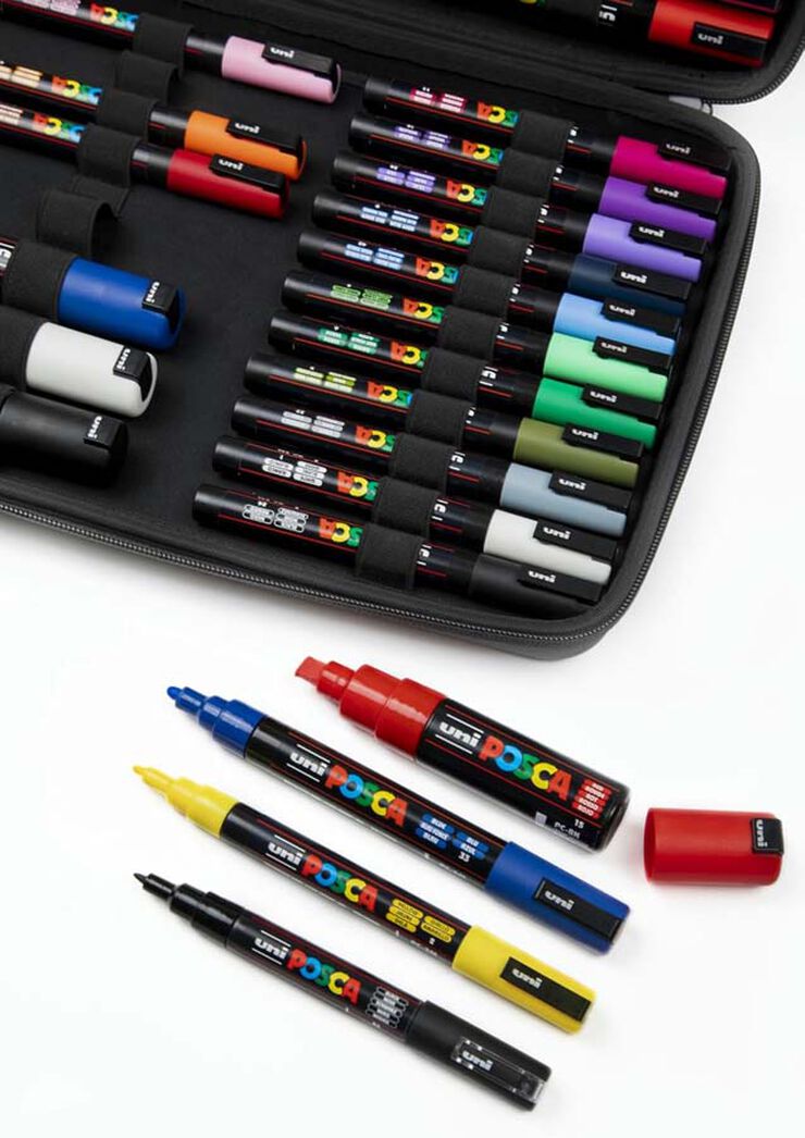 Maletí Posca Premium 40 peces