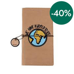 Funda de pasaporte Helio Ferretti Kraft - World