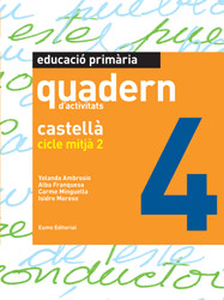 Castellà Quadern 12 4t Primària