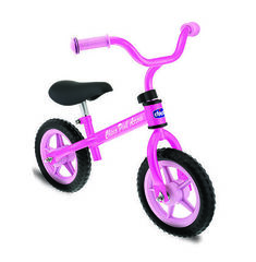 Bicicleta rosa Chicco First Bike sin pedales