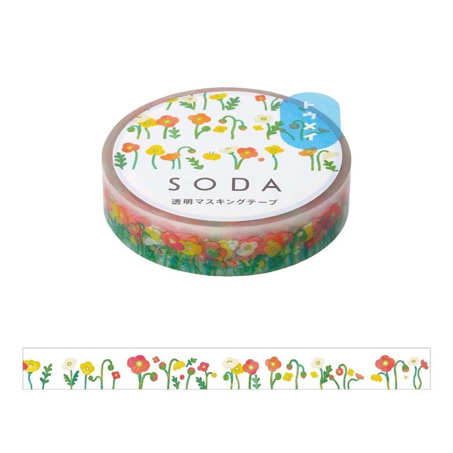 Washi tape Soda 10 mm Poppy