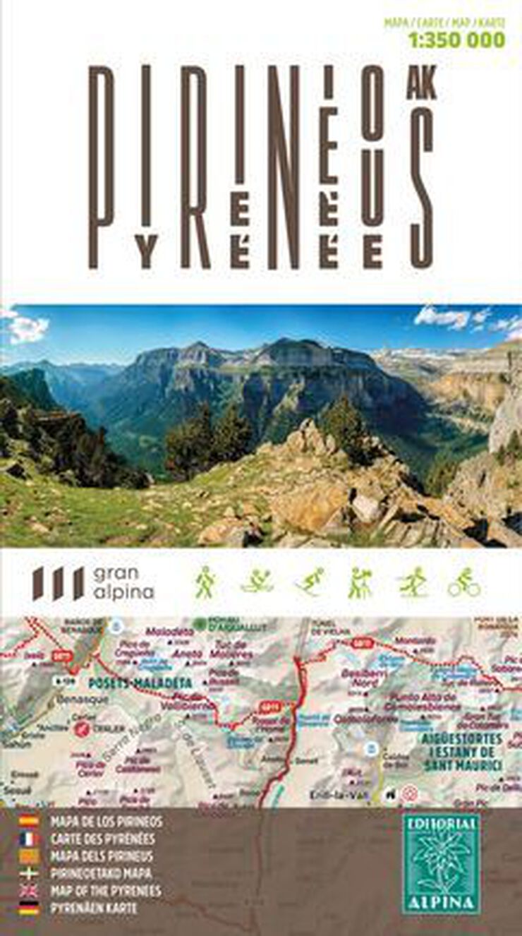 Pirineus 1:350.000