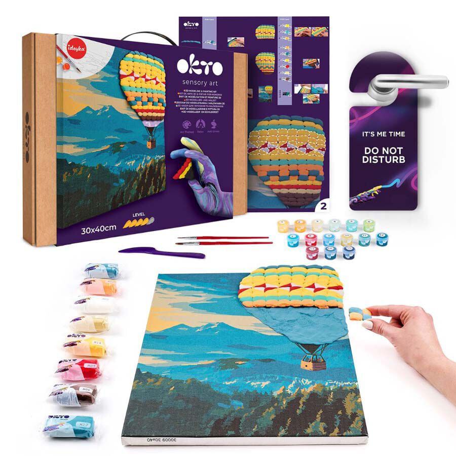 Okto Pintura sensorial 3D + N&uacute;meros Globus