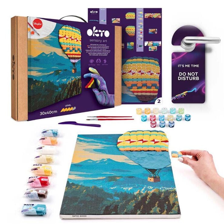 Okto Pintura sensorial 3D + N&uacute;meros Globus