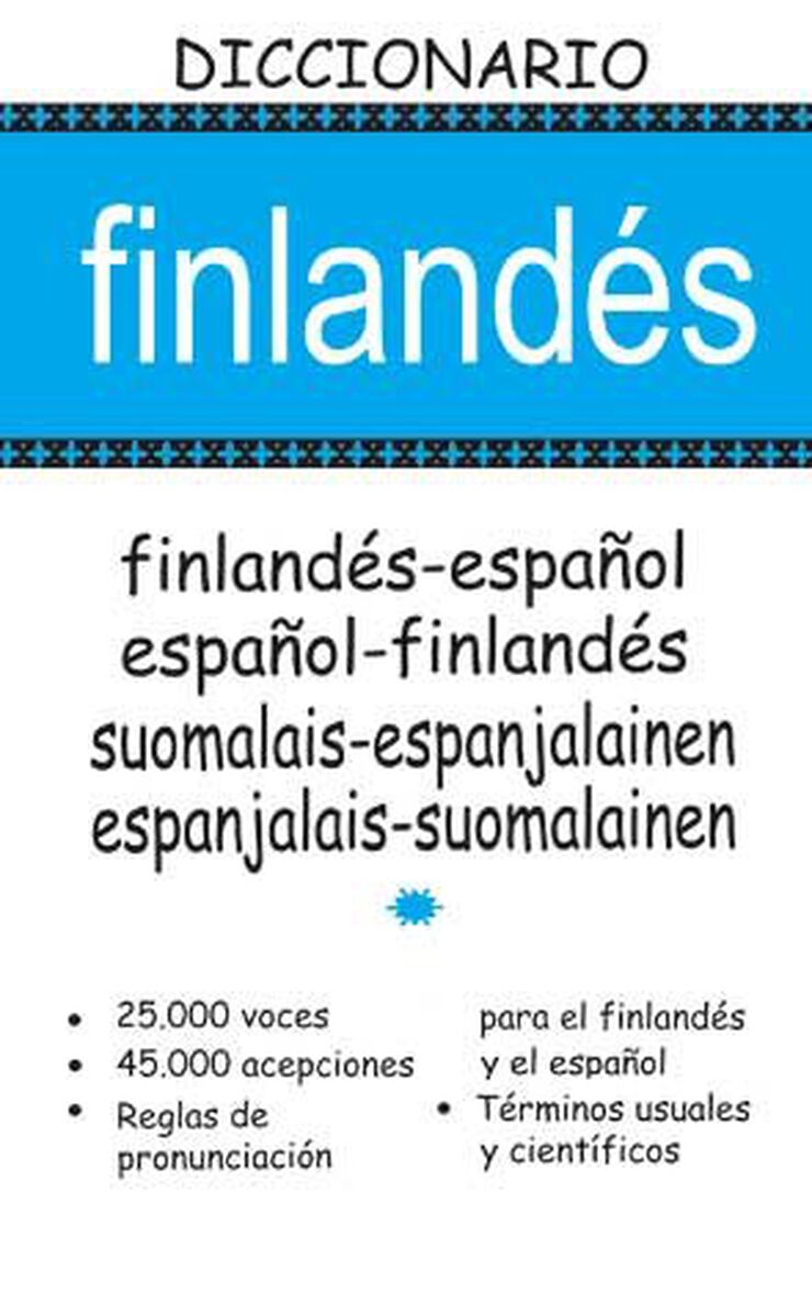 Diccionario finlandés-español. español-f