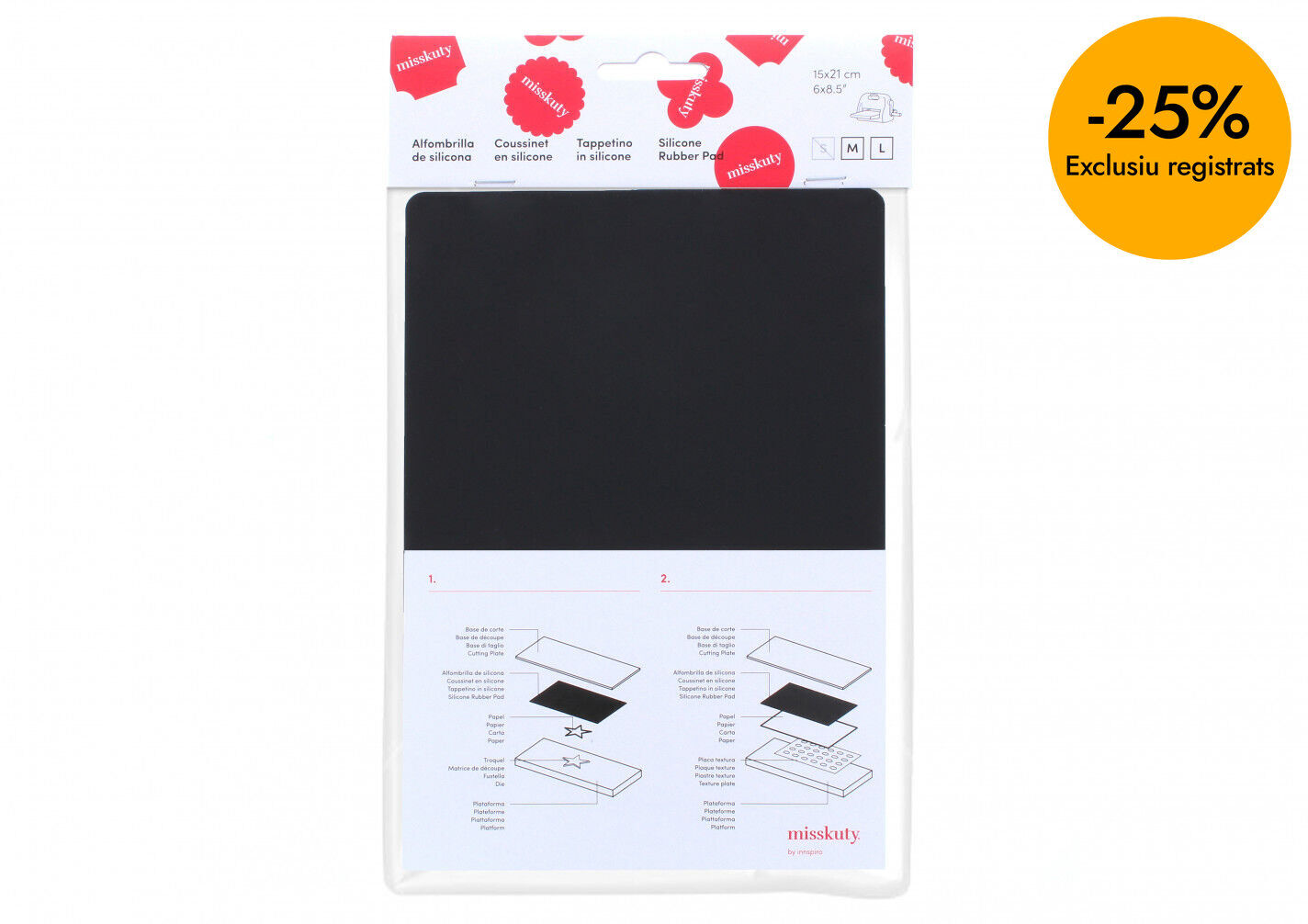 Alfombrilla silicona para Repujado