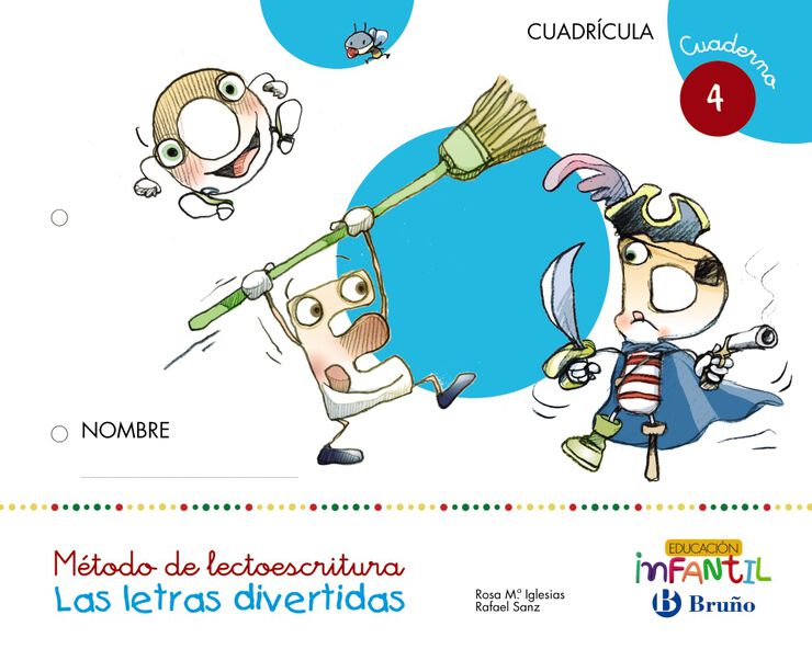 Letras Divertidas 4 Cuadrcula Infantil