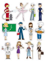 Gomets tem&agrave;tics Apli Professions 3 fulls 36u