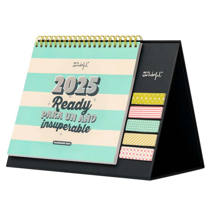 Calendario mesa Mr.Wonderful 2025 castellano Un Año Insuperable