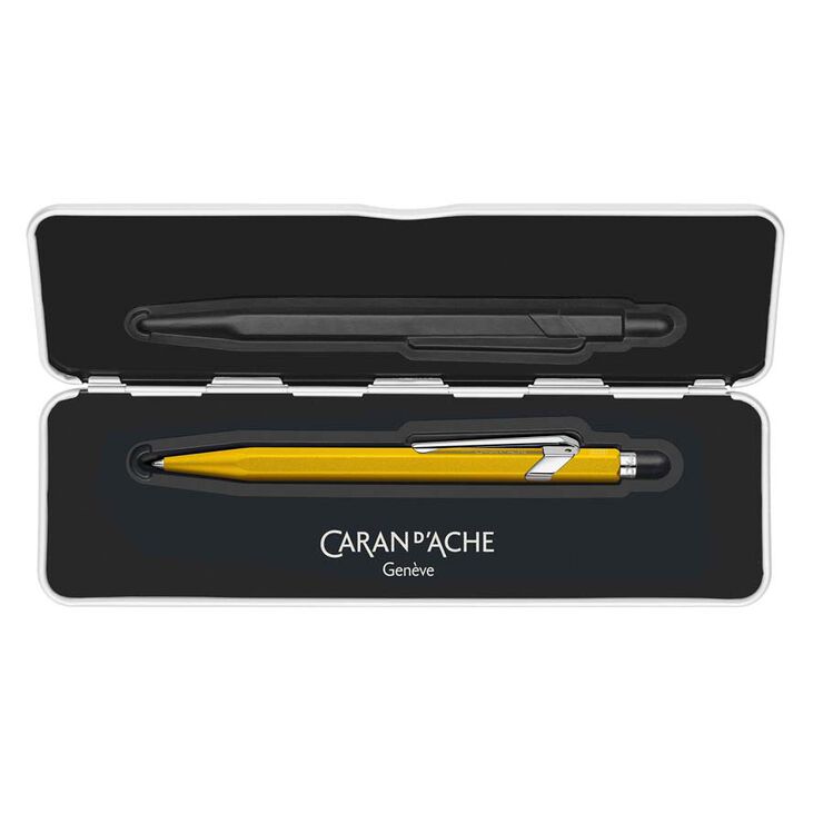 Bolígrafo 849 Caran d'Ache Colormat amarillo