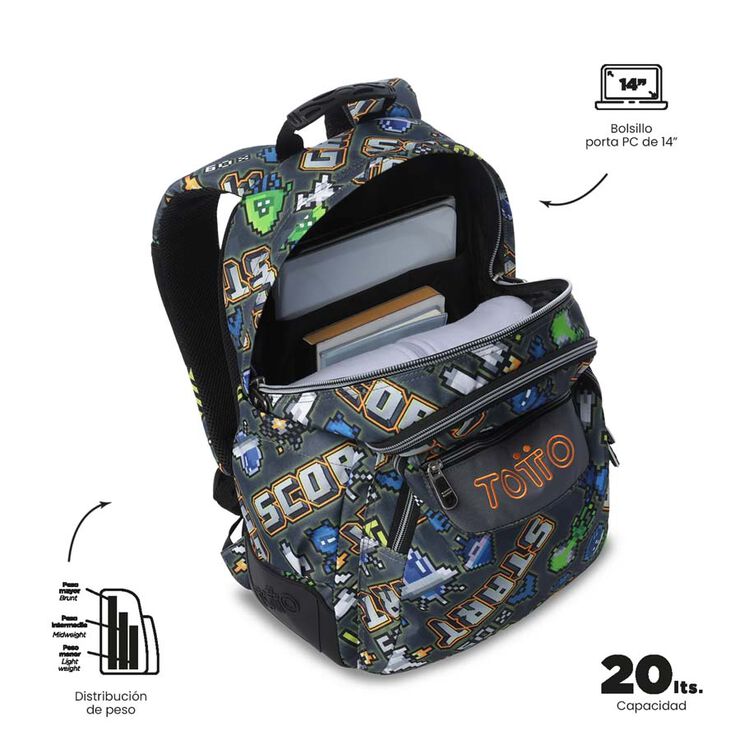 Mochila Totto Arcade