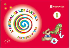 Lectoescriptura 1 Espiral Lletre Infantil 5 anys Vicens Vives