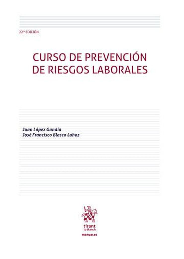 Curso de prevención de riesgos laborales 22ª Edición