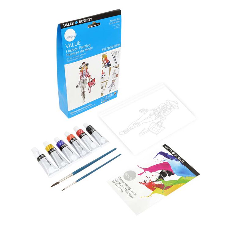 Set Daler Simply Activity acuarela Moda