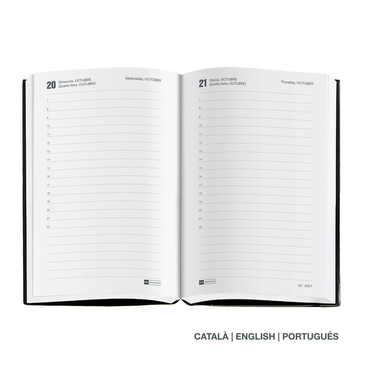 Agenda Miquelrius Passport Dia P&agrave;gina Catal&agrave; 2027 Camuflatge