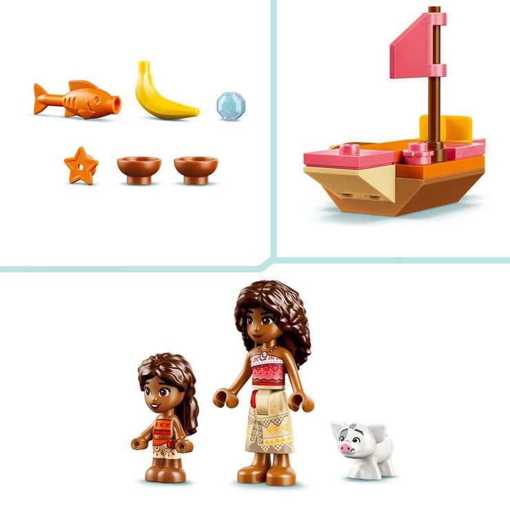 LEGO&reg; Disney Princess Casa de la Aldea y Barco 43282