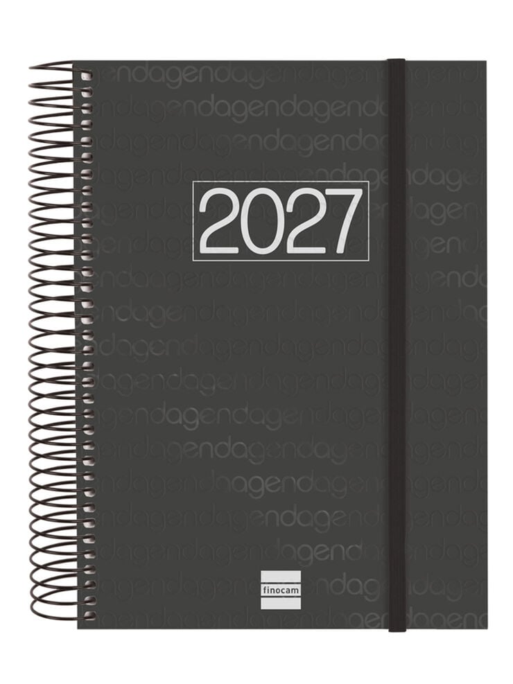 Agenda Finocam Year Dia P&agrave;gina 2027 Castell&agrave; Negre