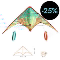 Cometa acrobática roja