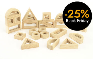 Blocs de fusta amb miralls