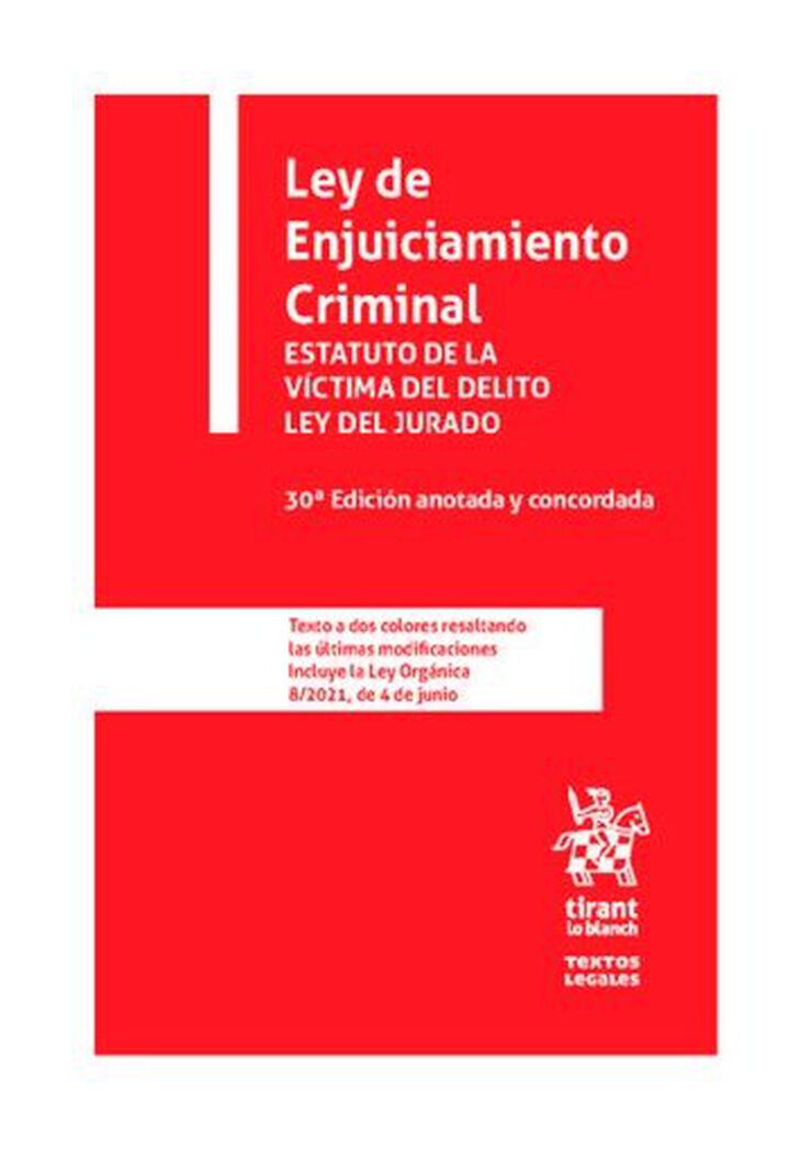 Ley de Enjuiciamiento Criminal - 30ed.