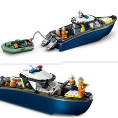 LEGO® City Persecución en Barco de Policía 60456
