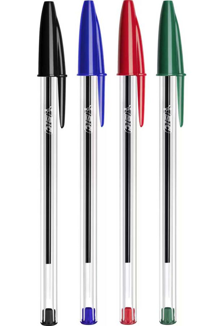 Bolígrafs Bic Cristal assortit 5u