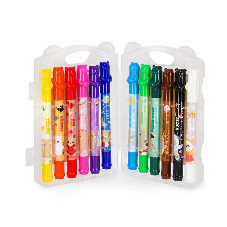 L&aacute;pices de Cera Legami 12 Colores