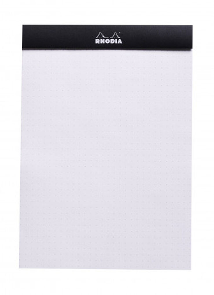 Bloc Rhodia Dots A5 80 hojas negro