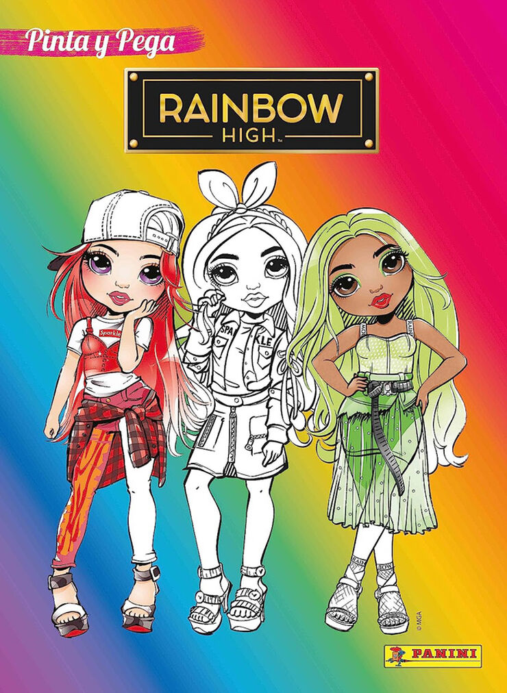 Rainbow High. Pinta y Pega N.36