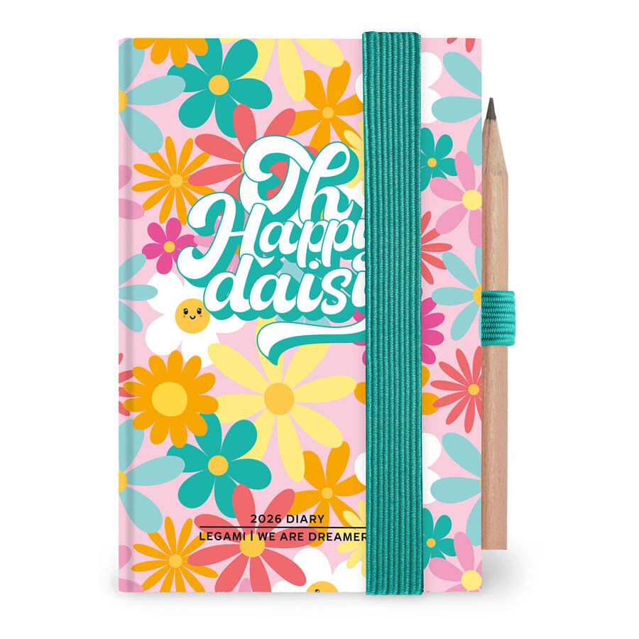 Agenda Legami Mini 2dia/p&agrave;g mult 2026 Daisy