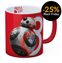 Tassa Bb-8 Ceràmica Vermella - Blanca Sw Ep8