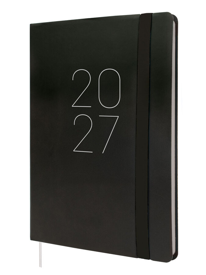 Agenda Finocam Flex Llisa Setmana Vista Vertical 2027 Castell&agrave; Negre