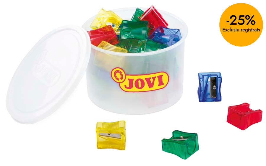 Sacapuntas para Cerass pl&aacute;sticas Jovi 25u