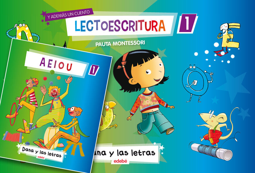 LECTOESCRITURA 1 MONTESSORI INFANTIL 4 A&Ntilde;OS Edeb&eacute; 9788468306476