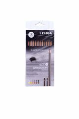 Lápices Lyra Graduate Graphite graduaciones surtidas 12u