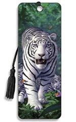 Marcapáginas 3D white tiger Marcapáginas 3D white tiger